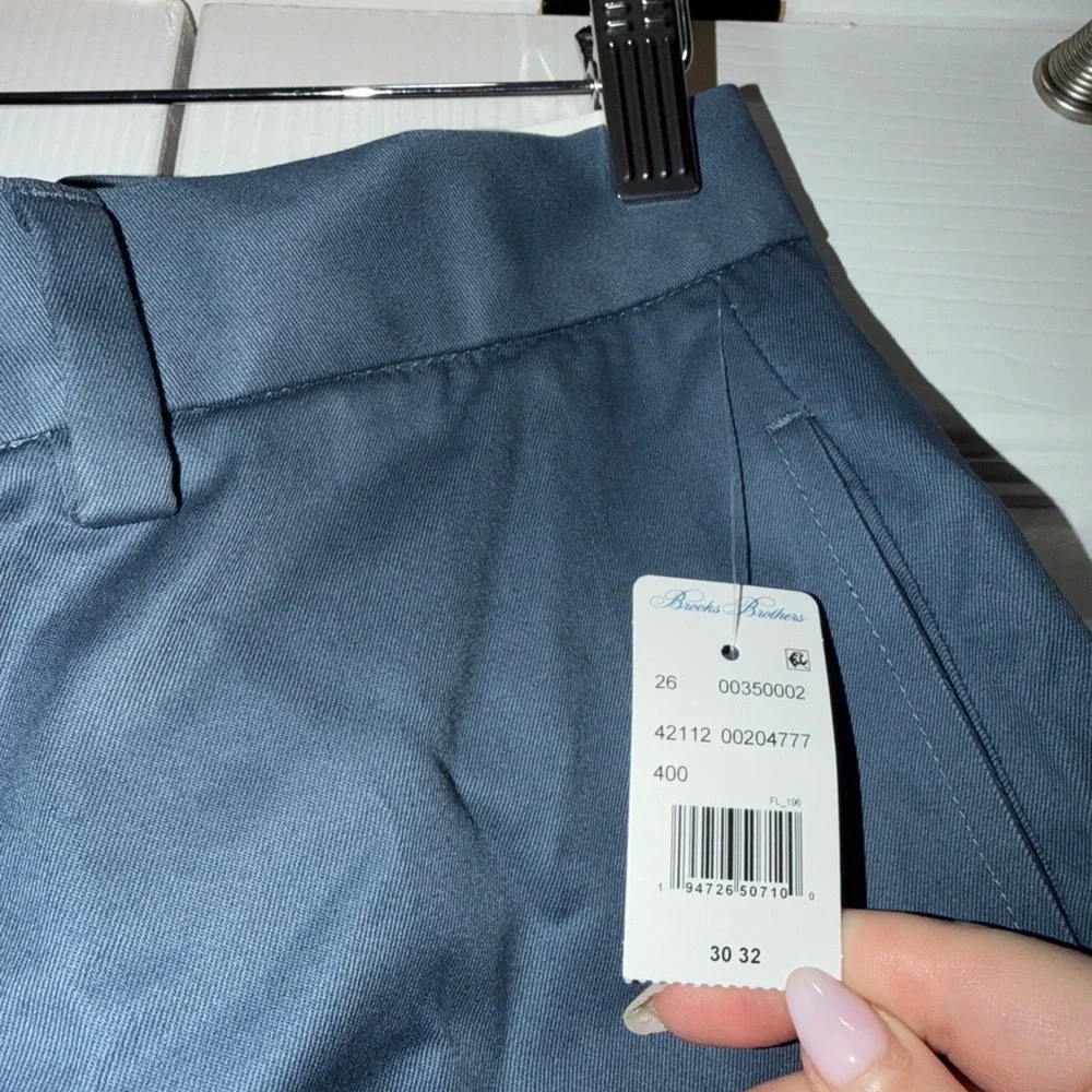 NWT BROOKS‎ BROTHERS CHINO PANTS BLUE 30x32